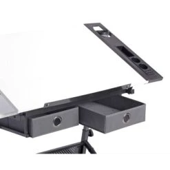 Core Drawing Table And Stool Set Charcoal Black/White - Studio Designs 33 Core Drawing Table And Stool Set Charcoal Black/White - Studio Designs -Office Furniture GUEST ba1dbb4e 6bb8 4e15 a8dd 233c7d56cc4b
