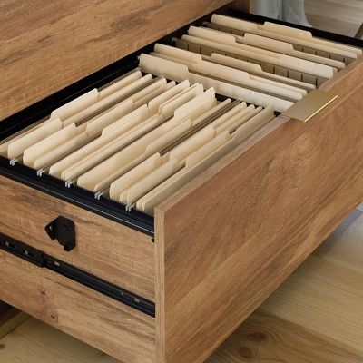 2 Drawer International Lux Lateral File Cabinet Sindoori Mango - Sauder 7 2 Drawer International Lux Lateral File Cabinet Sindoori Mango - Sauder - Image 5