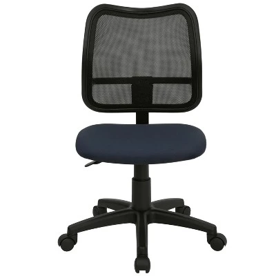 Flash Furniture Mid-Back Navy Blue Mesh Swivel Task Office Chair 5 Flash Furniture Mid-Back Navy Blue Mesh Swivel Task Office Chair - Image 3