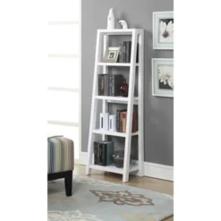 63.25" Newport Lilly Bookcase White - Breighton Home 15 63.25" Newport Lilly Bookcase White - Breighton Home -Office Furniture GUEST bc80f751 a988 4975 aa54 a6661fc90e28