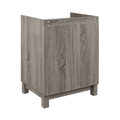 2 Drawers Filing Cabinet Wood/Gray - Linon 6 2 Drawers Filing Cabinet Wood/Gray - Linon - Image 4