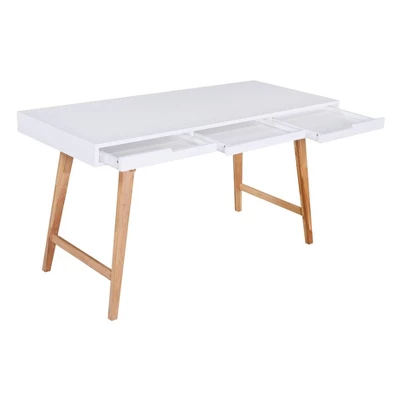 Giselle Writing Desk White - Adore Decor 9 Giselle Writing Desk White - Adore Decor - Image 7
