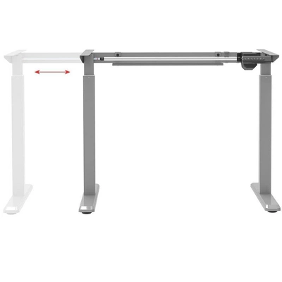 Monoprice Height Adjustable Sit-Stand Riser Table Desk Frame - Grey With Electric Single Motor, Compatible With Desktops From 39in-63in Wide 5 Monoprice Height Adjustable Sit-Stand Riser Table Desk Frame - Grey With Electric Single Motor, Compatible With Desktops From 39in-63in Wide - Image 3