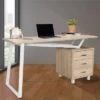 Modern Design Computer Desk With Storage Sand Stone - Techni Mobili 2 Modern Design Computer Desk With Storage Sand Stone - Techni Mobili -Office Furniture GUEST c617035a 07b2 4563 93b6 fe52eaf293ac