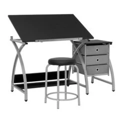 Comet Plus Drawing Table And Stool Set - Studio Designs -Office Furniture GUEST c685b06f f25f 4e10 84ac 7f3931d90995