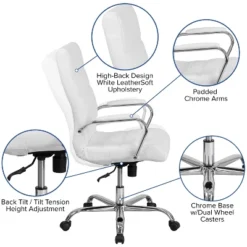 Merrick Lane High Back Executive Swivel Office Chair With Arms 29 Merrick Lane High Back Executive Swivel Office Chair With Arms -Office Furniture GUEST cc9ddbd3 c4c0 4aa6 aa4f 14602c9c1f12