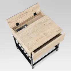 Loring End Table With Charging Station - Threshold™ -Office Furniture GUEST d4b23323 607f 4bd3 9988 eaac3936810f