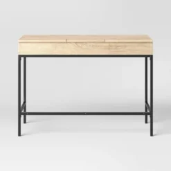 Loring Wood Writing Desk With Drawers And Charging Station - Threshold™ -Office Furniture GUEST d4bf598b 8e6f 4420 8439 4adbc964602e