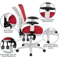 Flash Furniture Mid-Back Mesh Multifunction Executive Swivel Ergonomic Office Chair With Adjustable Arms 32 Flash Furniture Mid-Back Mesh Multifunction Executive Swivel Ergonomic Office Chair With Adjustable Arms -Office Furniture GUEST d5c95ecc 3079 4806 a7c0 57eaa18b3cbb