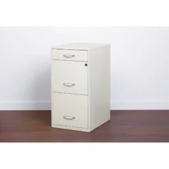 Space Solutions 3 Drawer Letter Width Vertical File Cabinet With Pencil Drawer Pearl White -Office Furniture GUEST d64efb5d 7c79 42c0 a6d6 b74e02e136a7