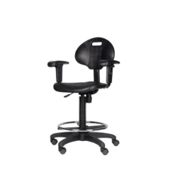 22"-32" Adjustable Height Polyurethane Task Office Chair With Arms Black- Hampden Furnishings 29 22"-32" Adjustable Height Polyurethane Task Office Chair With Arms Black- Hampden Furnishings -Office Furniture GUEST d732b10d 9e08 4aad 956b 4edc0f424176