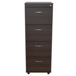 51.97" 4 Drawer Locking File Cabinet Espresso - Inval -Office Furniture GUEST d742de29 5941 42f5 a86c fe42ff163646