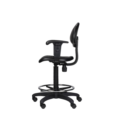 22"-32" Adjustable Height Polyurethane Task Office Chair With Arms Black- Hampden Furnishings 17 22"-32" Adjustable Height Polyurethane Task Office Chair With Arms Black- Hampden Furnishings - Image 15