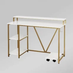 Industrial Writing Desk - Techni Mobili -Office Furniture GUEST d9270b45 d158 4d77 98c2 97ef1ca9e6d6