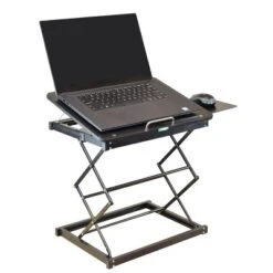 Laptop Stand & Standing Desk Black - Uncaged Ergonomics -Office Furniture GUEST dc447fbb 26b8 464a 85ee c894cf4c79d7