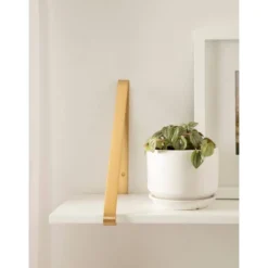 27.5" X 8.2" 2pk Soloman Wooden Shelf Set With Brackets - Kate & Laurel All Things Decor -Office Furniture GUEST dc4bff88 100e 42bd 99e0 ec0dd2f73e0f