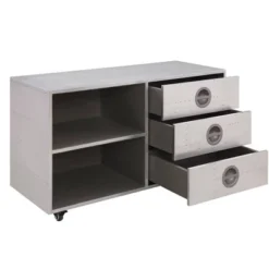 40" Brancaster File Cabinet Aluminum - Acme Furniture -Office Furniture GUEST de113e7b de1d 406b a9a8 17d1f6dd8b93