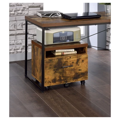 1 Drawer File Cabinet Oak - Acme Furniture 3 1 Drawer File Cabinet Oak - Acme Furniture