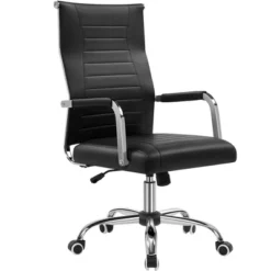 Yaheetech Modern Faux Leather Office Desk Chair 19 Yaheetech Modern Faux Leather Office Desk Chair -Office Furniture GUEST e33681a0 0921 4268 bfcb 89bc8e4ce455