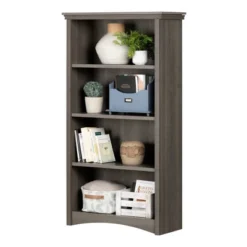 58.12" Gascony 4 Shelf Bookcase - South Shore 12 58.12" Gascony 4 Shelf Bookcase - South Shore -Office Furniture GUEST e76b25ad b08c 4431 88f4 88d68322f064