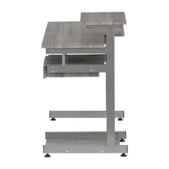 Complete Computer Workstation Desk Gray - Techni Mobili -Office Furniture GUEST e93d23f5 9245 4c07 8e0d 0954a3a9f9a3