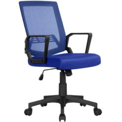 Yaheetech Adjustable Mid-Back Office Chair Computer Chair With Wheels 21 Yaheetech Adjustable Mid-Back Office Chair Computer Chair With Wheels -Office Furniture GUEST eccb47b9 2acb 44c5 bb29 6a31202a71cc