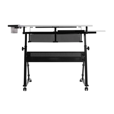 Core Drawing Table And Stool Set Charcoal Black/White - Studio Designs 9 Core Drawing Table And Stool Set Charcoal Black/White - Studio Designs - Image 7