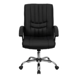 Flash Furniture Mid-Back Black LeatherSoft Swivel Manager's Office Chair With Arms -Office Furniture GUEST f4bb9eeb 5260 46d8 985f 47bba09b67de