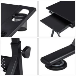 Yaheetech Drafting Table & Stool Set All-in-One Drawing Table -Office Furniture GUEST f7eb8d4f 4ab6 428a 8d0d 149779368afd