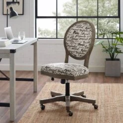 Erin Office Chair - Linon -Office Furniture GUEST f8db6a1f 7942 466f b4ed da615a66387e