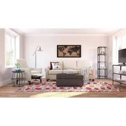 59.25" Overland Bookshelf Wood And Black Metal - Serta -Office Furniture GUEST f905d616 a9d1 4798 bbfd b9b86a7070cc