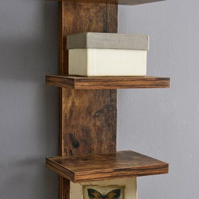 30" X 6" Slim Vertical Column Wall Shelf - Danya B. 5 30" X 6" Slim Vertical Column Wall Shelf - Danya B. - Image 3