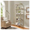 80.5" Aimee Etagere Gold - Crosley 1 80.5" Aimee Etagere Gold - Crosley -Office Furniture GUEST fc44f632 836a 4b96 bbdf 94eca7564333