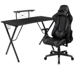 Flash Furniture Gaming Desk And Reclining Gaming Chair Set With Cup Holder, Headphone Hook, And Monitor/Smartphone Stand 27 Flash Furniture Gaming Desk And Reclining Gaming Chair Set With Cup Holder, Headphone Hook, And Monitor/Smartphone Stand -Office Furniture GUEST fd0d6d56 9bce 4755 a662 e332e4fde4f5