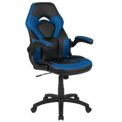 Flash Furniture X10 Gaming Chair Racing Office Ergonomic Computer PC Adjustable Swivel Chair With Flip-up Arms -Office Furniture GUEST fde48b9b 0690 45ef 9121 5cc282c556a6